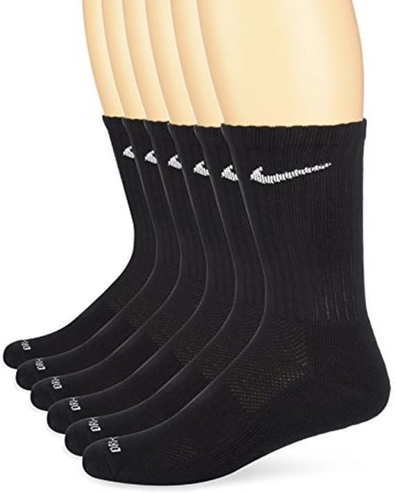 Nike Dry Cushion Crew - Calcetines de Entrenamiento (6 Pares)