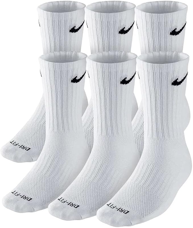 Nike Dry Cushion Crew - Calcetines de Entrenamiento (6 Pares)